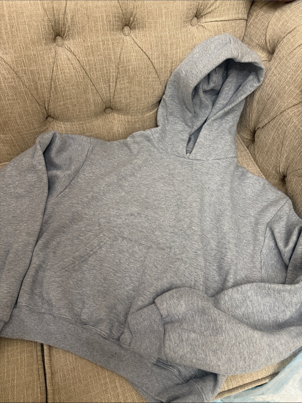 SKIMS Heather Gray Hoodie